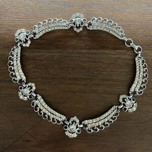 Vintage rhinestone choker